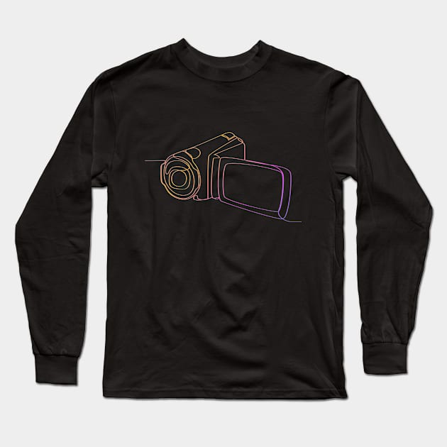 Camcorder Long Sleeve T-Shirt by Fresh look